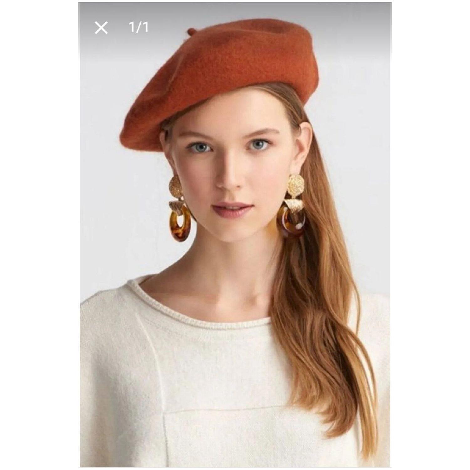 

French Painter Australian Wool Felt Beret Hat Standart бузковий