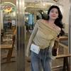 Change Bag Female Chick Yellow Mobile Phone Bag  New Diamond Chain Bag Versatile Shoulder Messenger Bag