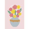 Plant Oil Painting Vase Still Life Wall Painting Abstract Art Canvas Painting Living Room Corridor Office Home Decoration Mural No Frame