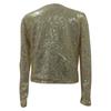 Women's Cardigan Long Sleeve Shiny Sequin Coat Open Front Casual Female Jacketc