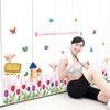 SK9079 Bedroom Living Room Wall Waterproof Creative Wall Sticker Tulip Skirting Waistline Remove Wall Sticker Self-adhesive