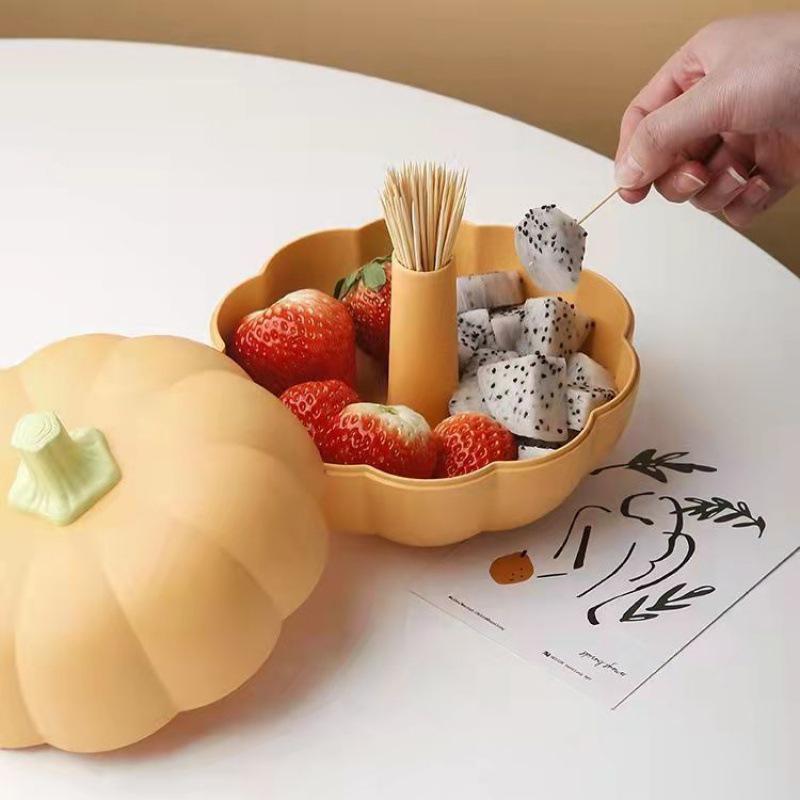 Креативная двухъярусная тарелка для хранения фруктов и конфет для гостиной