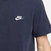 Nike T Shirts Men's Blue Crew Neck Moderate Straight Fit FJ1082-451