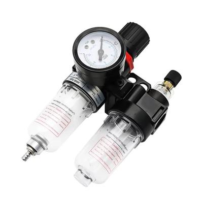 Druckregler AFC2000 Pneumatischer Filterregler Öl-Wasser-Feuchtigkeitsabscheider Zweiteiliger Luftfilter Kunststoff Kupferkern