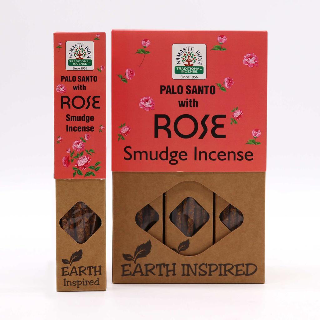 6x Rose Smudge Incense Sticks Pack of 9