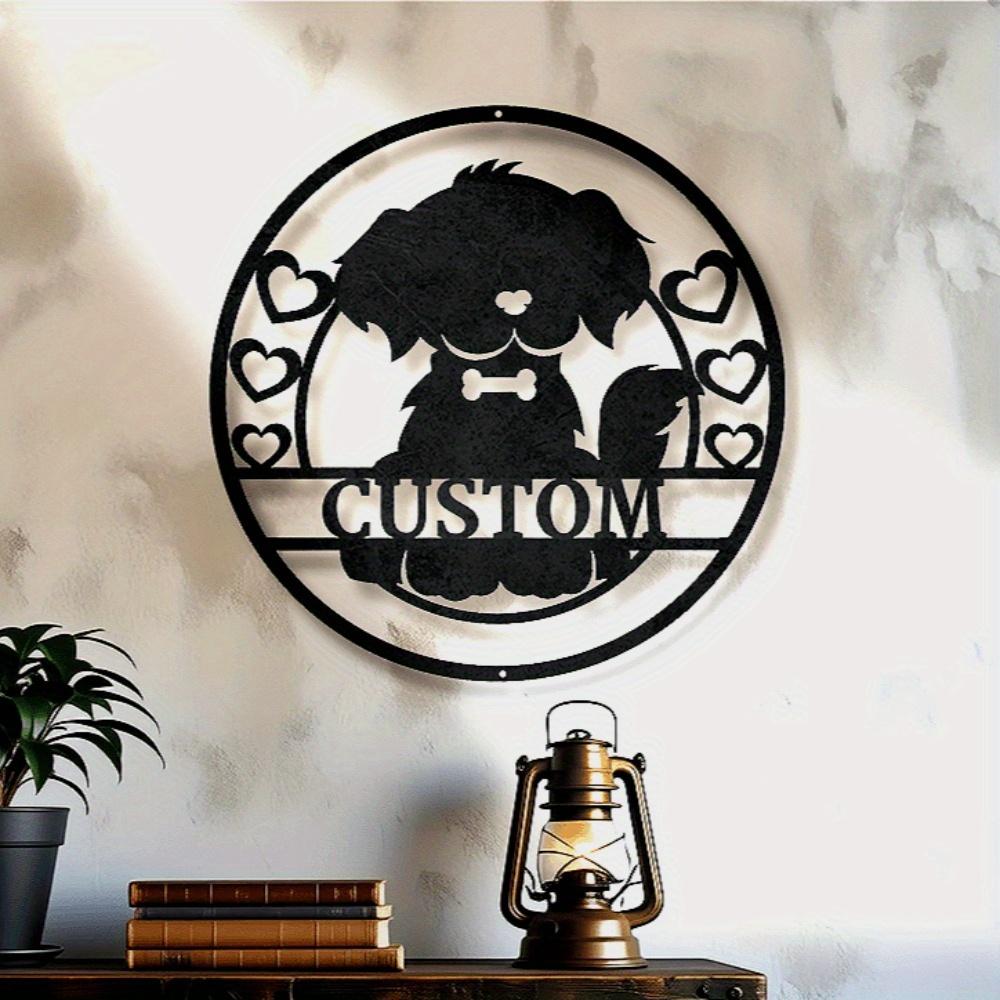 Engraved Metal Sign, Custom Nameplate for Home Decor, Unique Housewarming Gift, Rustic Wall Art