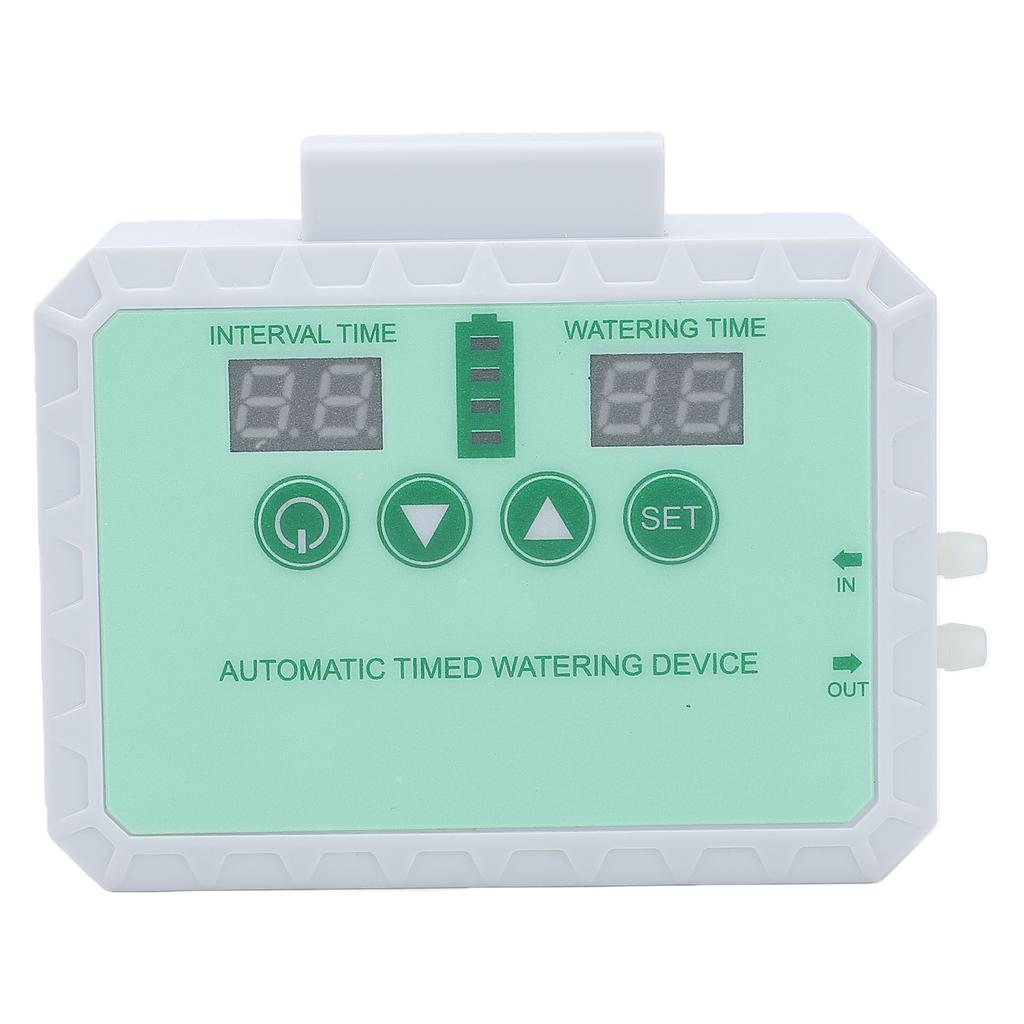 Solar   Automatisches Tropfbewässerungssystem für Pflanzen Innen Außen Garten mit Timer Regenwassersammler   Düse   Kit