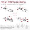 Snowy Christmas Tree 225cm with 988 Branches and Steel Base for Indoor Use with Automatic Opening