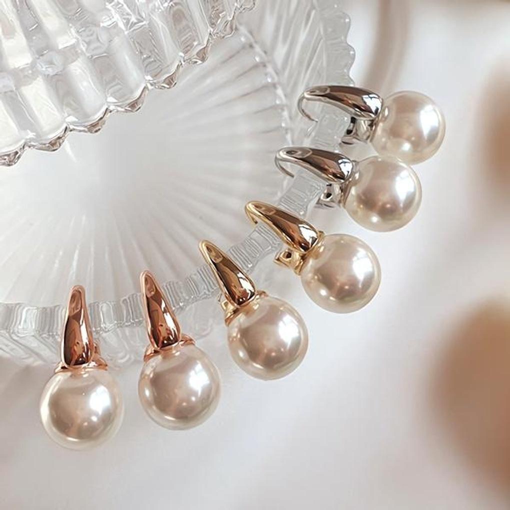 Women's Daily Accessory Pearl Earrings Itsuni
