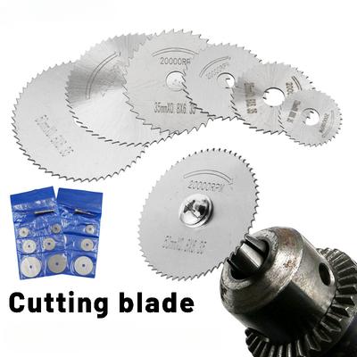 7pcs High-Speed Steel Cutting Blades: Cut Wood, Plastic, Copper, Aluminum & Soft Metals With Ease