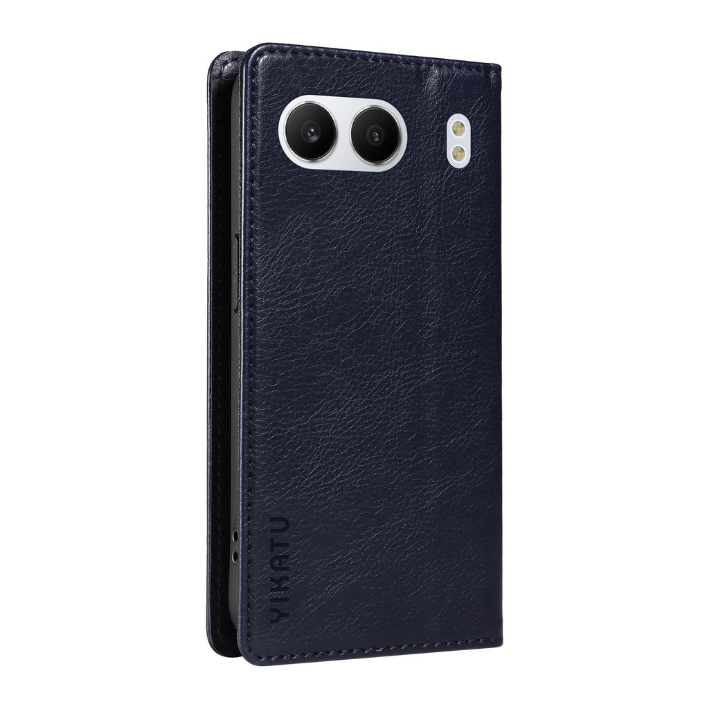 YIKATU YK-006 For OnePlus Nord 4 Case Wallet Litchi Grain Leather Phone Cover Magnetic Auto-Absorbed