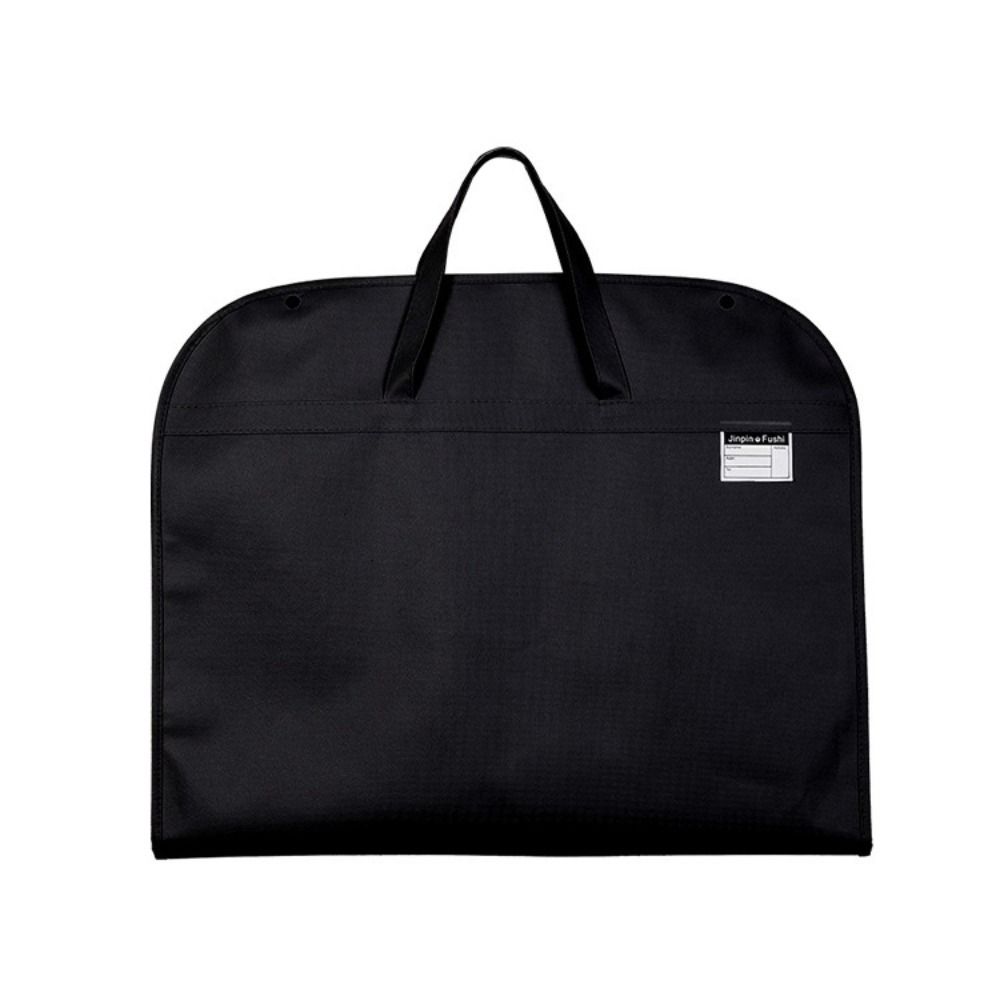 Foldable Garment Bag Black Clothing Dustproof Cover Storage Suit Storage Bag Travel