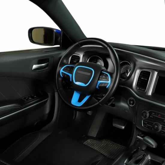 Car ABS Steering Wheel Frame Cover Trim for Dodge Challenger/Charger/Durango 15+