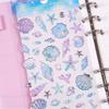 Marine Creature PVC Sticker Embossed Decorative Sticker For Notebook Journal Phone Cover Scrapbooking Embellishments