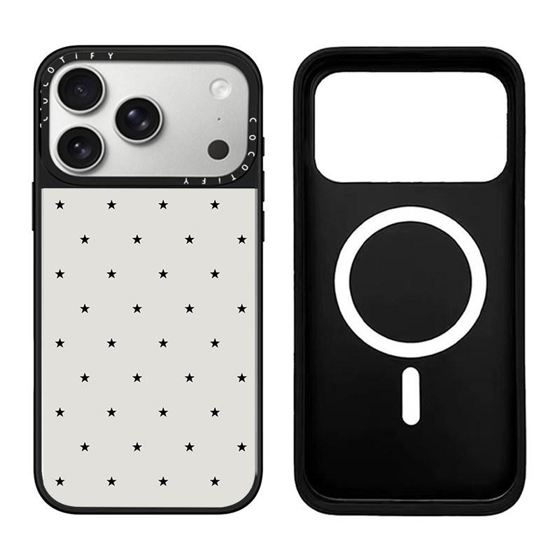 Lucky Powder Love Pentagram C Home MagSafe Magnetic Suction for IPhone Apple 17promax Mobile Phone Case 16