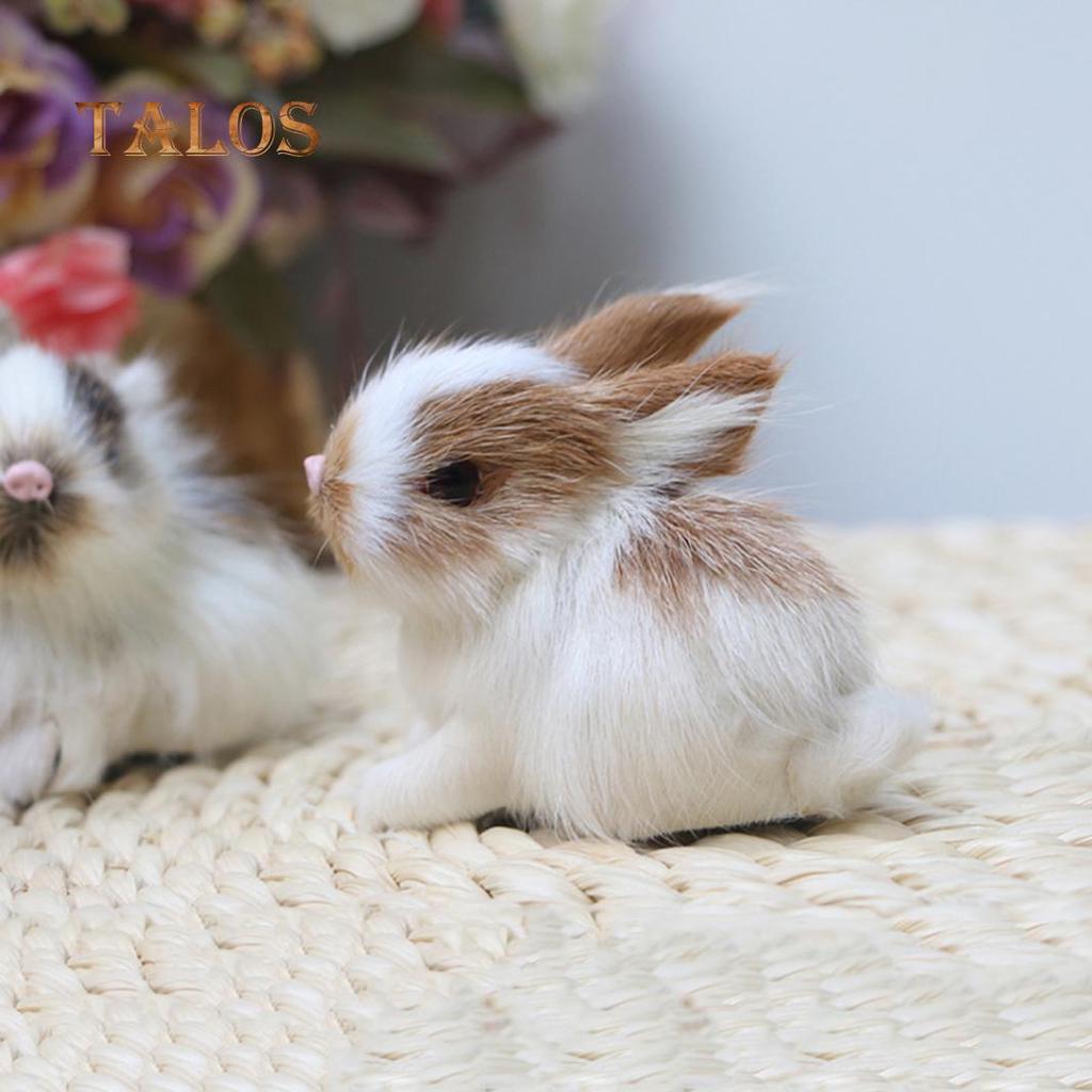 1 PCS Simulation Animal Doll Rabbit Plush Sleeping Stuffed Toy Decor