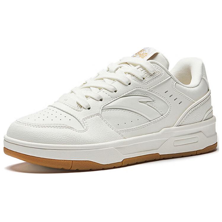 Anta Flame 1.0 Versatile Fashion Comfortable Breathable Lightweight Increased Height Low-Top Sneakers Women sneakers Ivory-White 122528091-2