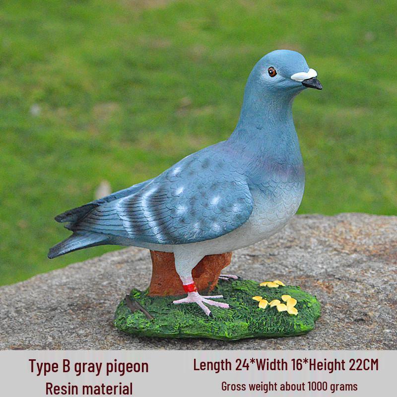 Dove Tree Resin Garden Ornaments: Outdoor Sculpture & Horticulture Set