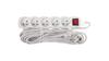 Extension Cord with Switch 5-sockets Z/U 7M /H05Vv-F 3G1/ White P1517