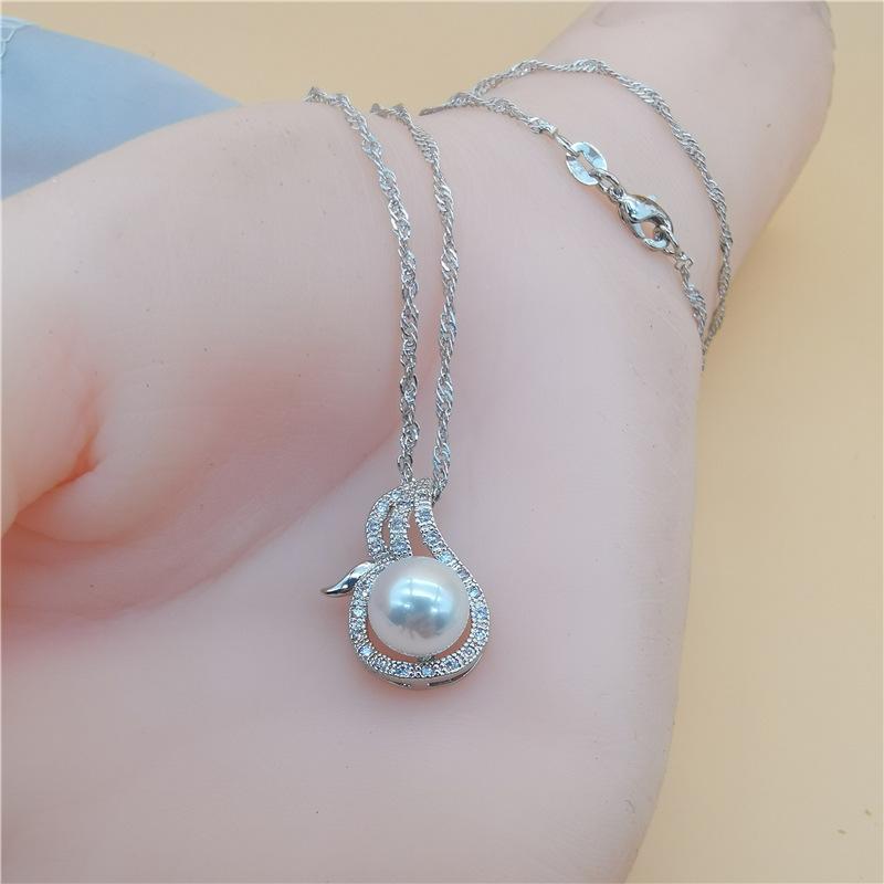 Handmade Pearl Set Freshwater Pearl Sweet Temperament Style AAA Haoshi Jewelry