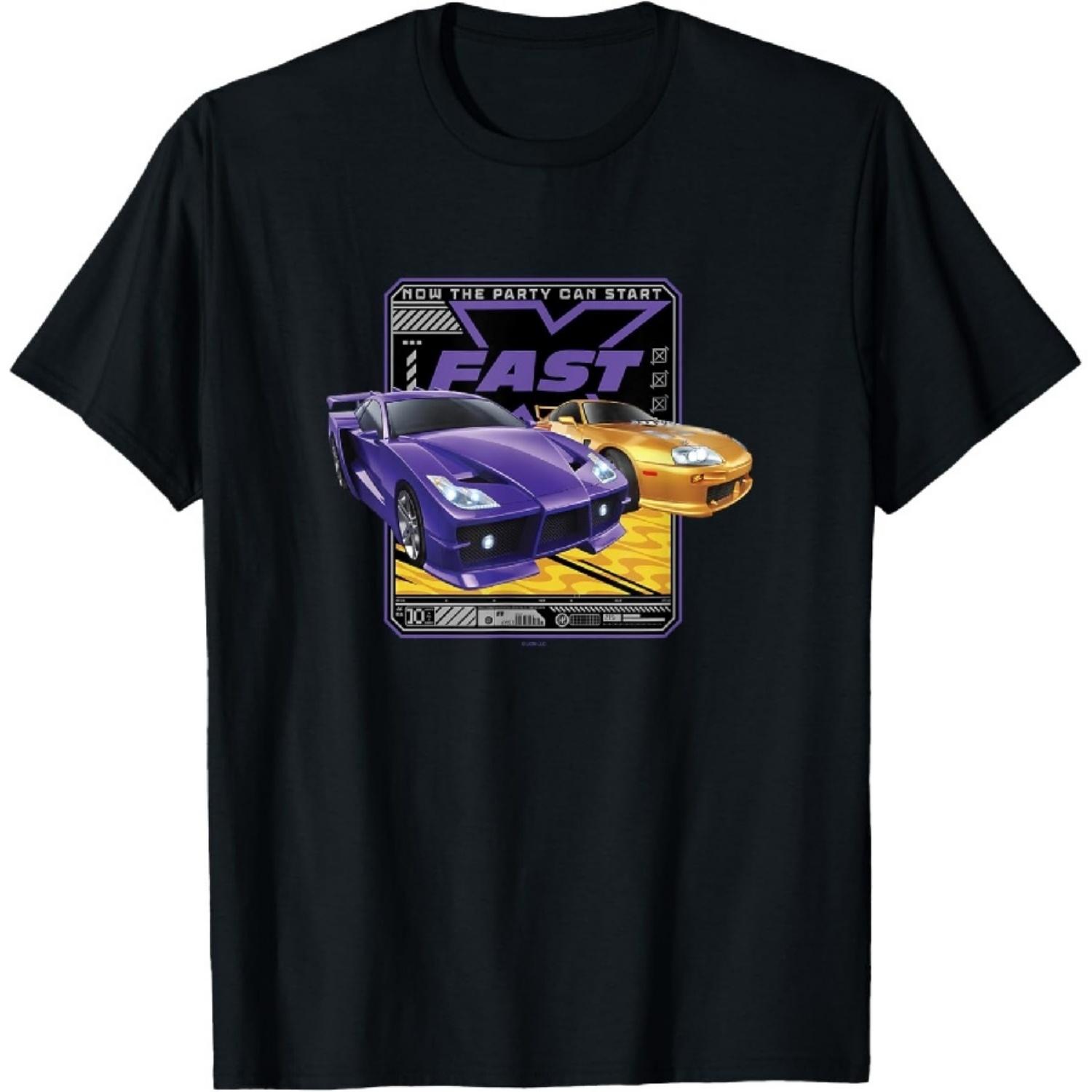 Fast X Now The Party Can Start Tech Screen Logo T-Shirt XXXXXL чёрный