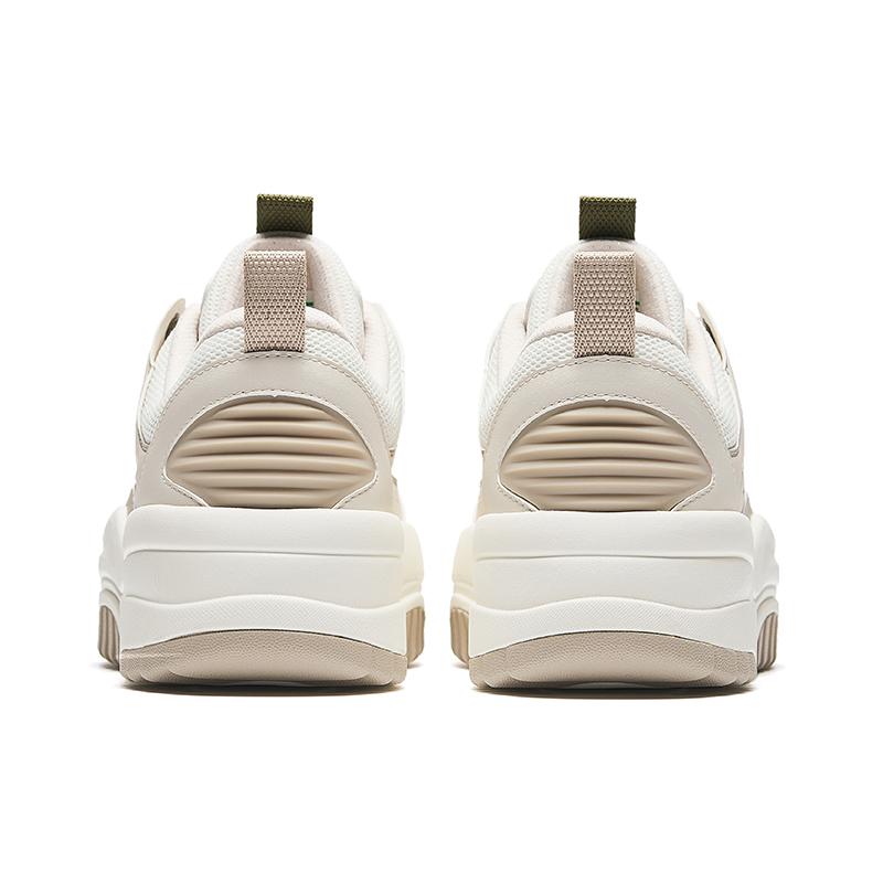 New Anta Life Collection Anti-Slip Wear-Resistant Low-Top Skateboard Shoes Men's Beige 112438029-1