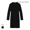 ECOLEDEPARIS Wrap-Style Belted Dress_Cb2Xwoa021A