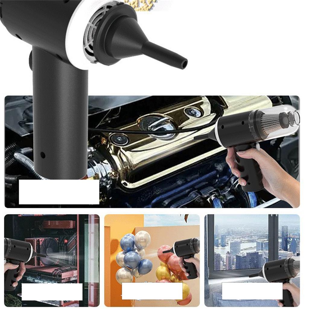 Handheld Cordless Vacuum Cleaner Portable Mini Wireless Vacuum with USB Charging and Multiple Attachments for Home Car Office Cleaning