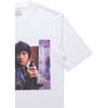 Palace Camiseta de Manga Curta Gráfica de Marca Conjunta X Jackie Chan Police Story Tops Unissex Branco PAL-FW20-264