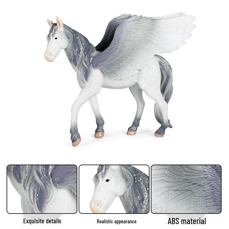 Mysterious Elf Pegasus Mythical Beast Model - Home Decoration Ornament & Gift