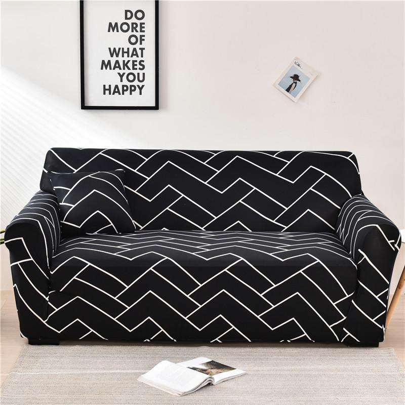 Copridivano Estensibile Combinato All-Inclusive Tessuto Antiscivolo Universale Quattro Stagioni Copridivano Copertura Completa Telo per Divano Aderente
