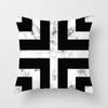 Ins Marble Geometric Print Square Pillow Cover Sofa Cushion Cover