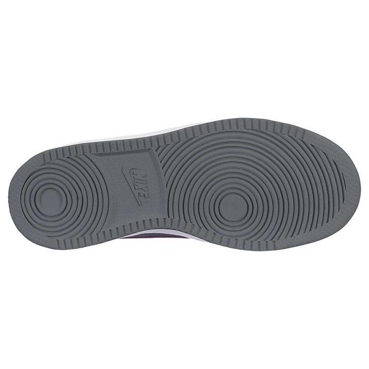 Nike Court Borough Low Synthetic Leather Slip Resistant Abrasion Resistant Low top Skateboard Shoes Gray Pink Unisex 845104-008