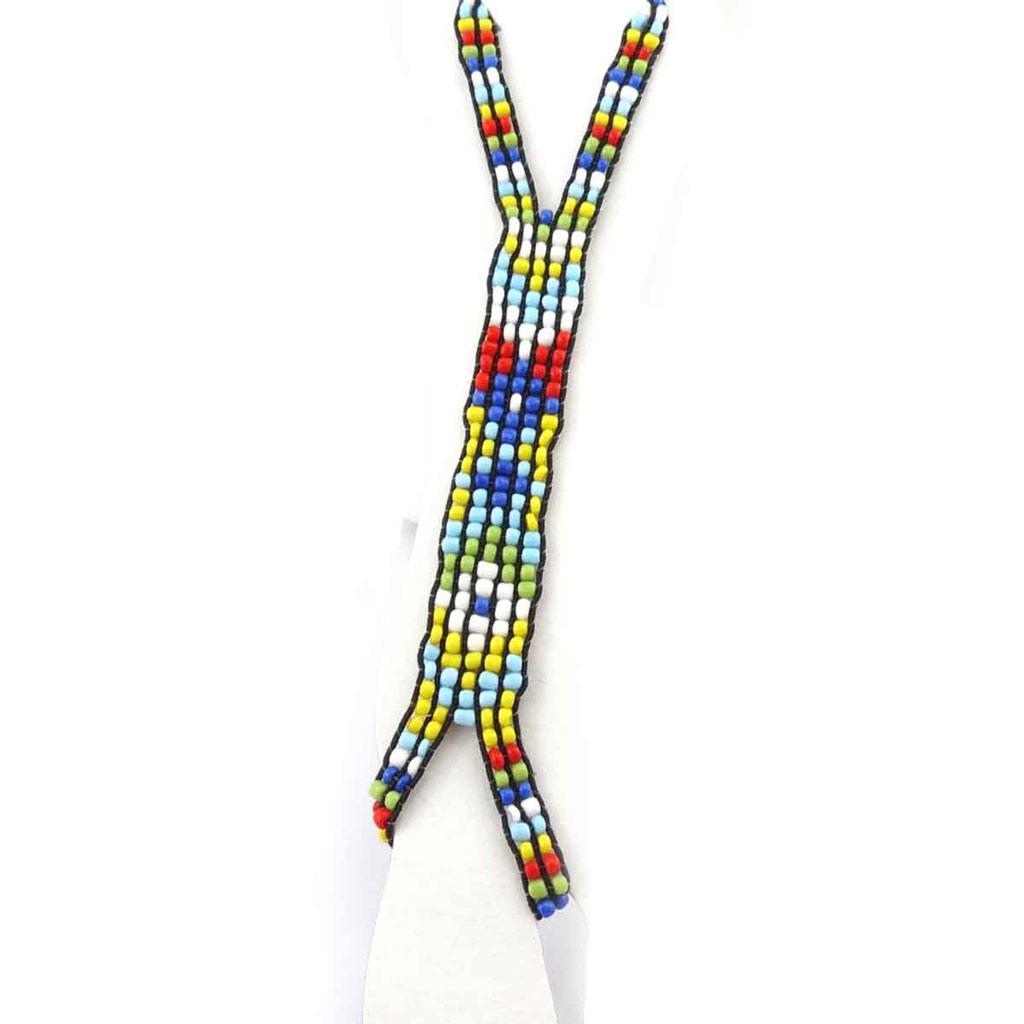 Les Trésors De Lily [J8928] - Wielokolorowy łańcuszek na kostkę 'Kilimanjaro'