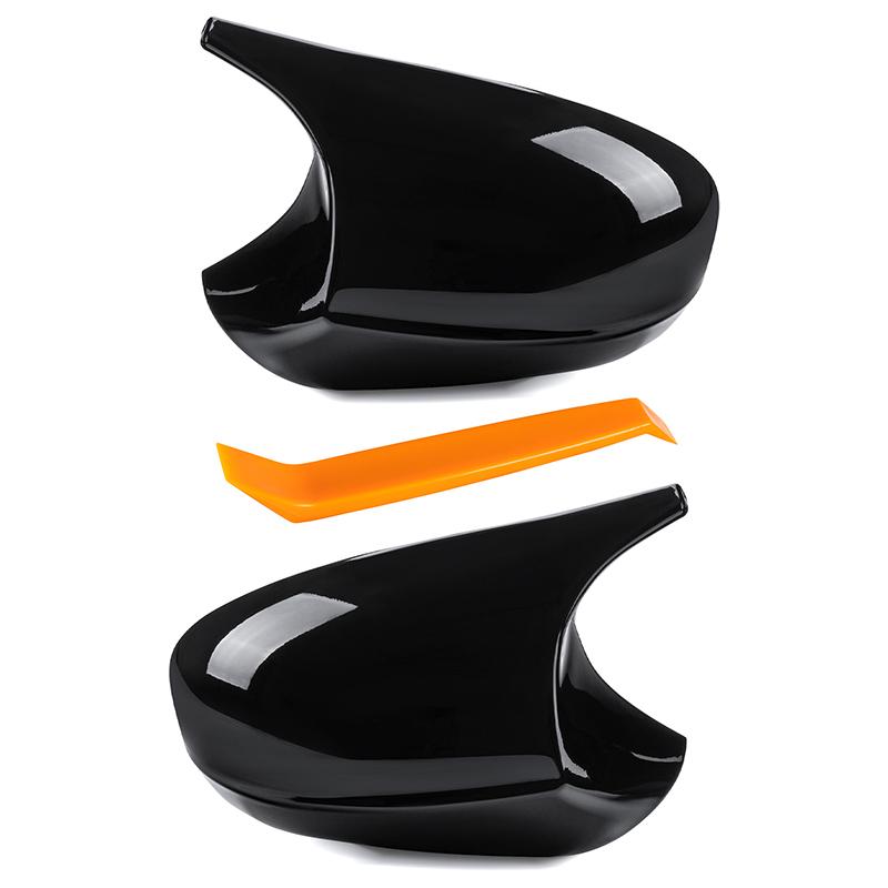 

Рифмированная крышка зеркала заднего вида, крышка бокового зеркала, автомобильные аксессуары, пригодные для BMW Facelift E90 E91 2008-2011 E92 E93 2010-2013 Glossy Black