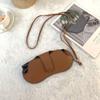 PU Leather Sunglasses Pouch with Lanyard Hanging Sunglasses SunGlasses Holder  Eyewear Accessories