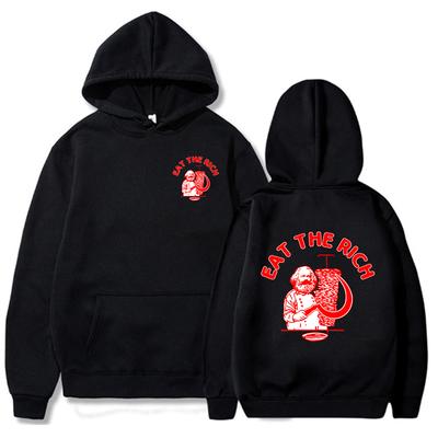 Doner Kebab Eat The Rich Hoodie Unisex Basic Unisex AutumnWinter Pullovers Harajuku Couple Printed Sweatshirts Streetwear Hoodies