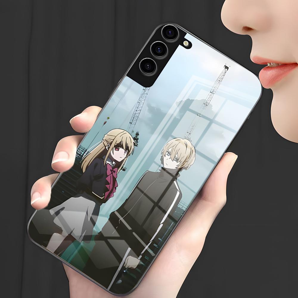 Hoshino Ai Oshi No Ko Phone Case For Samsung S26 S25 Plus S20 S20 Plus S22 Ultra S23 FE S21 Plus S21 Ultra Glass Cover