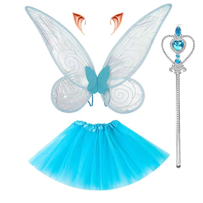Princess Fairy Wings Costume for Girls - Perfect for Children's Day and Christmas Performances