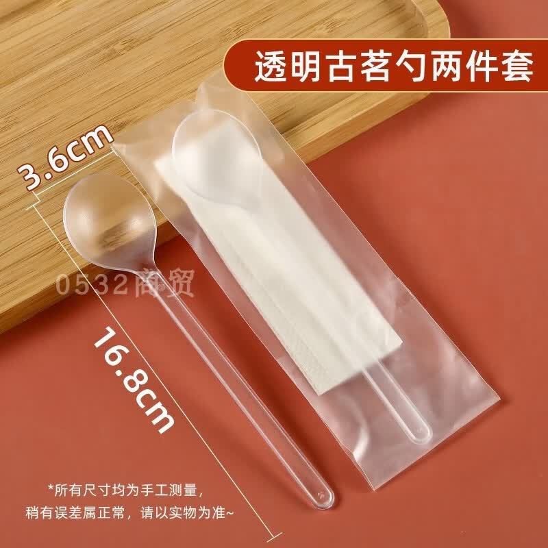 Disposable Frosted Plastic Spoons
