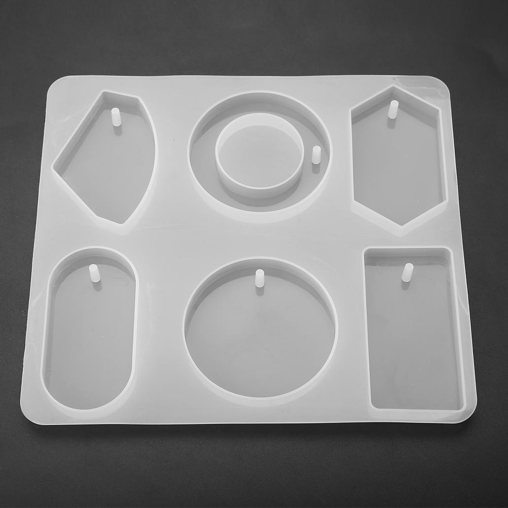 DIY Tool Epoxy Resin Mould Sweater Chain Necklace Pendant Jewelry Silicone Mold