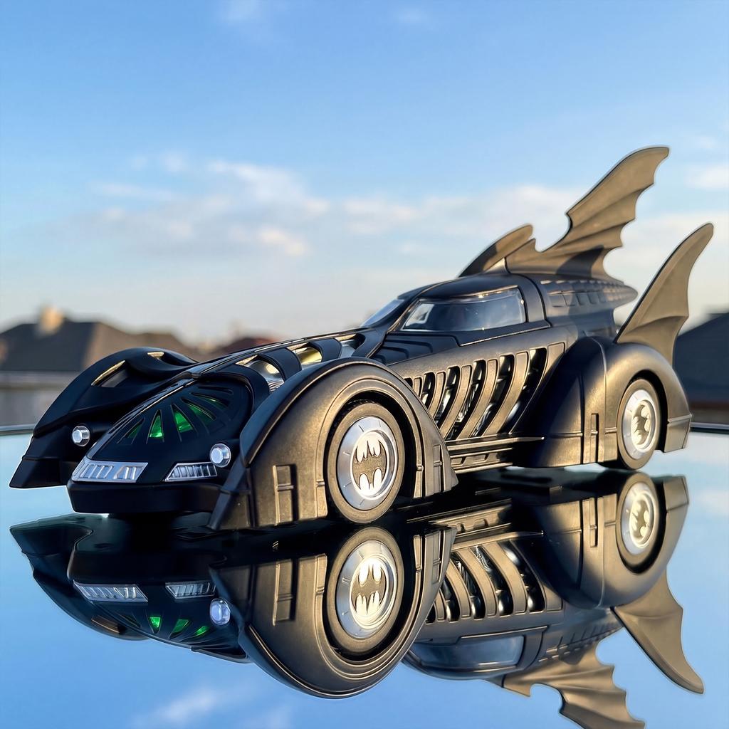 1:32 Batmobile 1955 1989 Alloy Metal Diecast Model Car Home Decoration Collection And Computer Desktop Ornaments Holiday Present