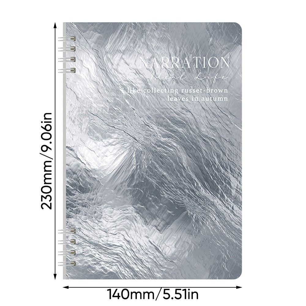 Thickened A5 Spiral Notebooks Color Perforated Pages Notepad Horizontal Line Inner Pages Hand Account Book Hand Account Book