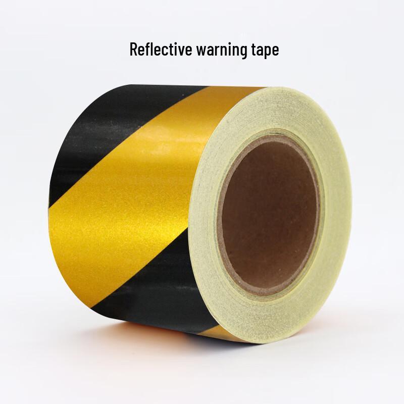 PVC Yellow & Black Hazard Warning Tape
