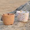 1 pz Cesta per Bici, Cesta per Bici, Cesta per Bicicletta Intrecciata con Corda di Sisal, Carine Aggiunte Decorative per Bici, Biciclette senza Pedali e Monopattini