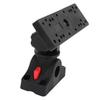 360 Degree Rotating Fish Finder Mount Removable Base Black Color Marine Electronic Mount Boat Electronics Mount Boat Use