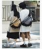 Men's Japanese-Korean Style Waterproof Multi-Functional Crossbody Backpack – Large Capacity for Commuting & Travel.