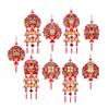 Zodiac Lunar New Year Pendant Elegant Tassel Hanging Decoration for Door Home Festive Decor 2026