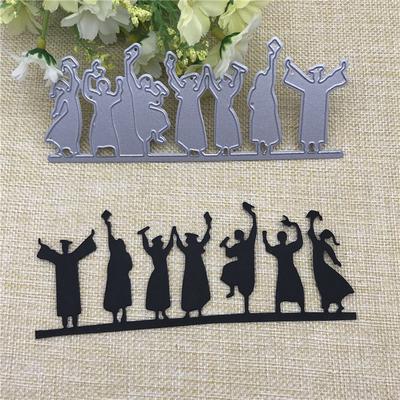 Absolvenți fericiți matrițe de tăiere a metalelor șabloane pentru realizarea de cărți costum de relief decorativ pentru cărți de hârtie ștampila