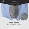 Nahtlose Modal-Boxershorts für Herren mit Graphen-Ionen-Massage (Große Größe)